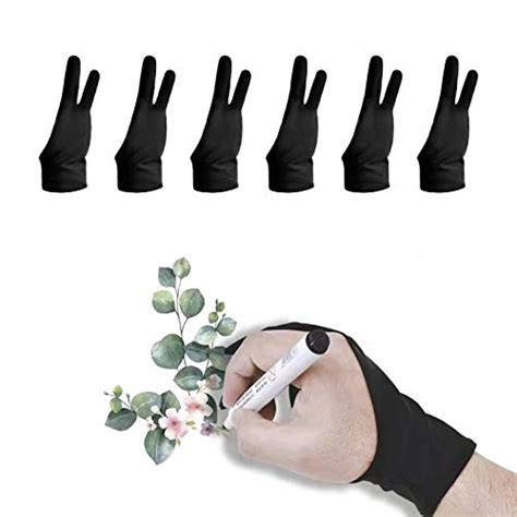 Veejoda Artist-Glove for Drawing Tablet, Two-Finger Digital Drawing ...