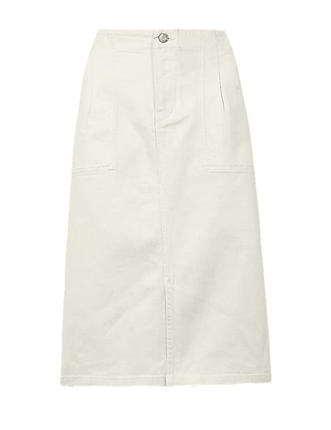 Buy Utility Denim Skirt at Marks & Spencer