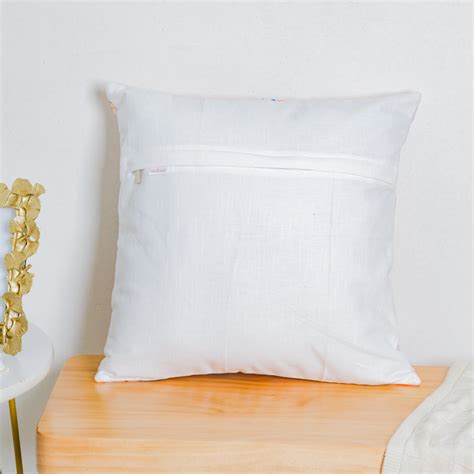 Handcrafted Blooms Velvet Cushion Cover 16 inch Online - Premium ...