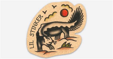Lil Stinker by Cori Crawford | Die cut stickers | Sticker Mule India