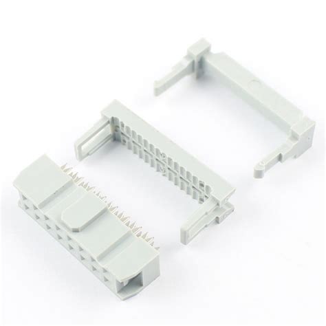 Buy Flat Ribbon Cable Connector - Press Mount - 16 Pin Female - 2.54mm ...