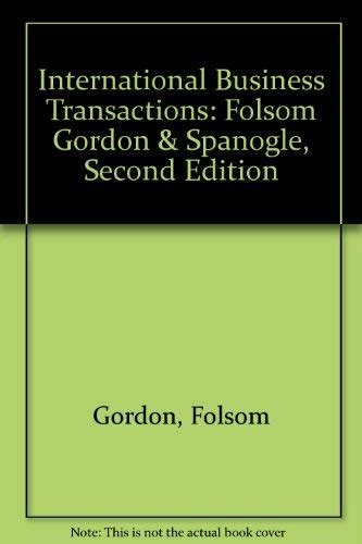 Buy Casenote Legal Briefs International Business Transactions Book ...