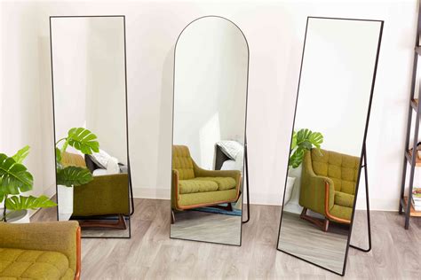 Wood Floor Mirrors