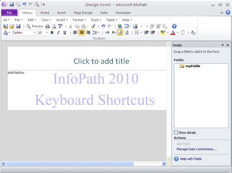 Image result for InfoPath 2010 Tutorial