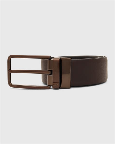 Buy Vasil Reversible Black & Brown Leather Belt Online India