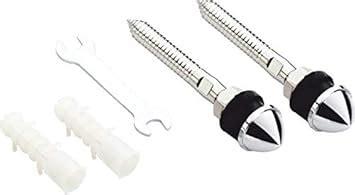 NEW WARE Stainless Steel 304 Rack Bolt for EWC & Wall Hung (5 x 8 ...