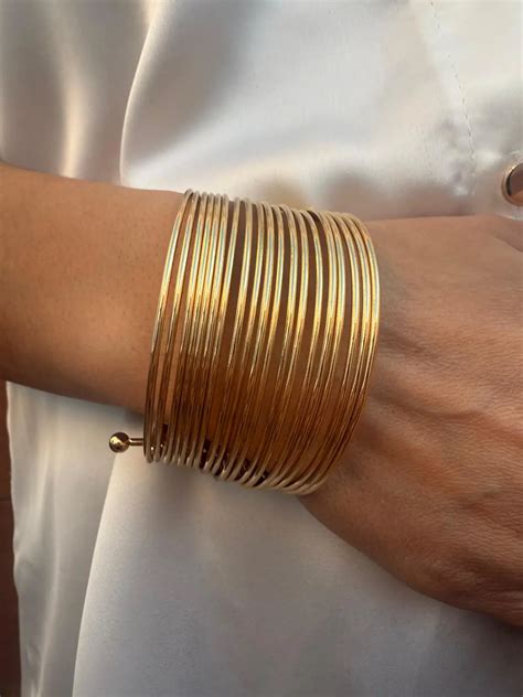 Brazalete Reina. Color DORADO - El vestidor de Claudia