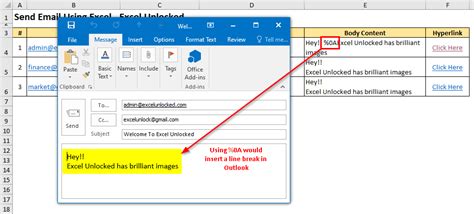 How to Send Excel File to Email 的图像结果