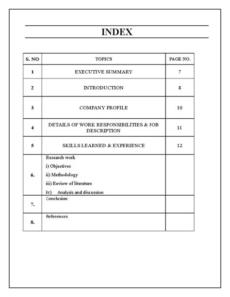 Summer Internship Report - INDEX S. NO TOPICS PAGE NO. 1 EXECUTIVE SUMMARY 7 2 INTRODUCTION 8 3 ...