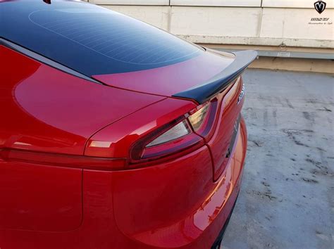 Buy M&S Rear Trunk Lip Spoiler Type G Compatible with KIA Stinger 2018 ...