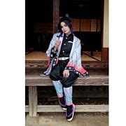 Buy QZBON Kochou Shinobu Cosplay Costume Suit Demon Slayer - Japanese ...