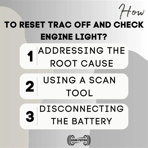Check Engine Trac Off Toyota