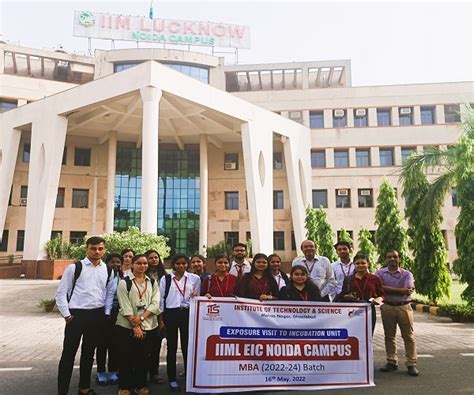 Incubation Centre at IIML Noida Campus visited by MBA students | Its pg
