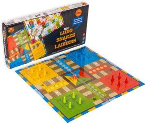 Toysbox Ludo with Snakes & Ladders Big black edition for kids Party ...