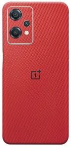 Skins Factory Red Carbon Fibre Mobile Back Skin Sticker, One Plus Nord ...