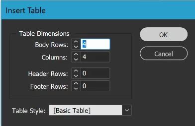 Split Table Row in InDesign 的图像结果
