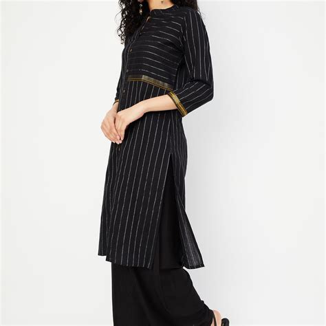 Buy Women Striped Straight Kurta Online at just Rs. 599.0 ...