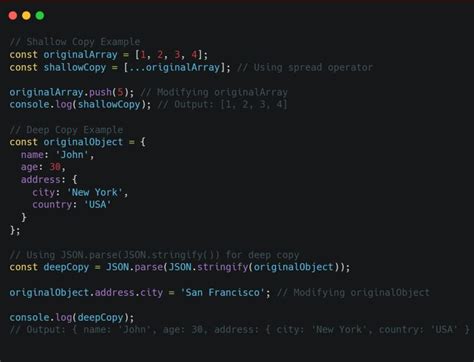 Image result for JavaScript Deep Copy