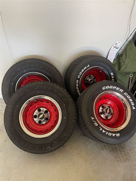 5 Lug Chevy Rally Wheels for Sale in Tomball, TX - OfferUp