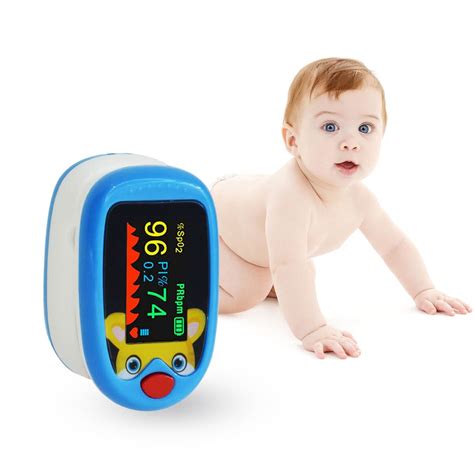 Rechargeable Pediatric Finger Pulse Oximeter – Accurate SpO2 & PR Moni ...