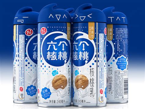 一款核桃乳饮料包装设计|平面|包装|郑州花生品牌策划 - 原创作品 - 站酷 (ZCOOL)