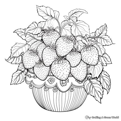 Strawberry Coloring Pages - Free & Printable!