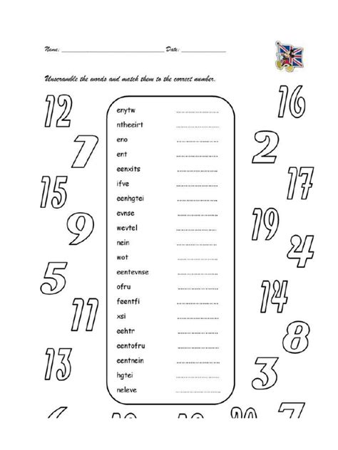 Math Numbers Worksheet PDF 的图像结果