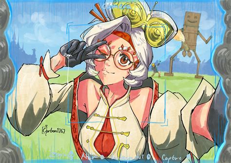 link and purah (the legend of zelda and 1 more) drawn by carbon1262 ...