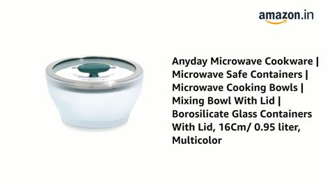 Watch Anyday Microwave Cookware | Microwave Safe Containers | Microwave ...
