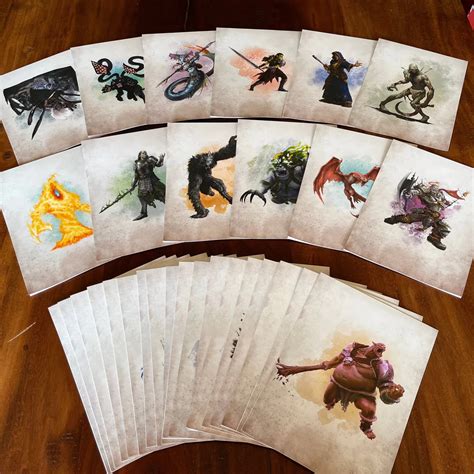 D&D 5E: Encounter Cards - Challenge 0 - 6 Pack 2 - Boardgames.ca