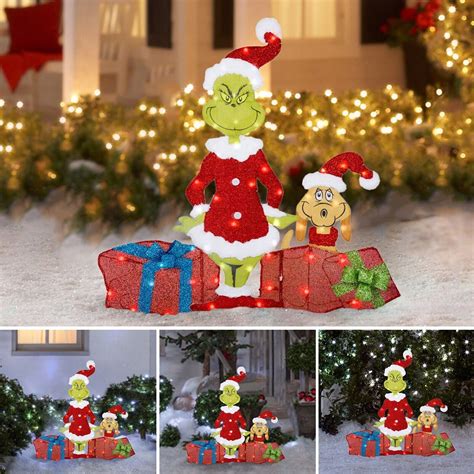 Grinch Outdoor Christmas Decorations