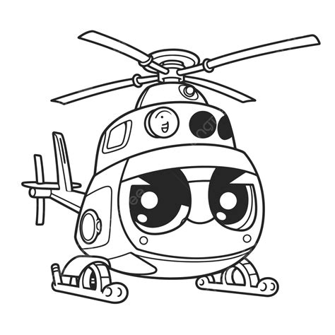 Helicopter Coloring Pages