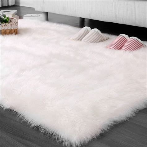 Buy Housine® Fur Fluffy Runner, Shag Mat for Badroom Room Decor, Fuzzy ...