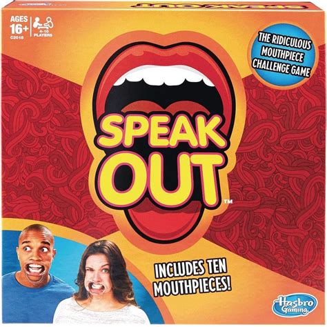 Hasbro Speak Out Game-English, Board Games - Amazon Canada