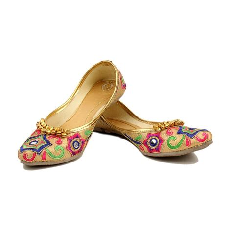 Women's Traditional Slip-On Mojari Jutti, Rajasthani Jutti – Vintage Gulley
