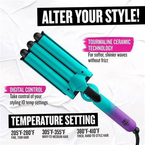 Bed Head Wave Affair Jumbo 3 Barrel Hair Waver | Quick Styling and ...