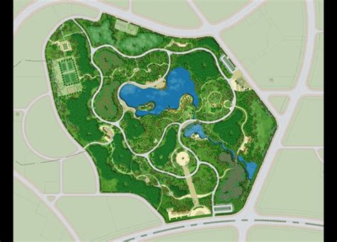 [公园绿化]某森林公园绿化规划平面图 - 土木在线