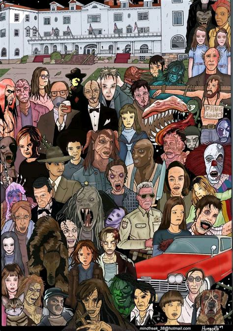 The world of Stephen King (art by Humberto) : r/stephenking