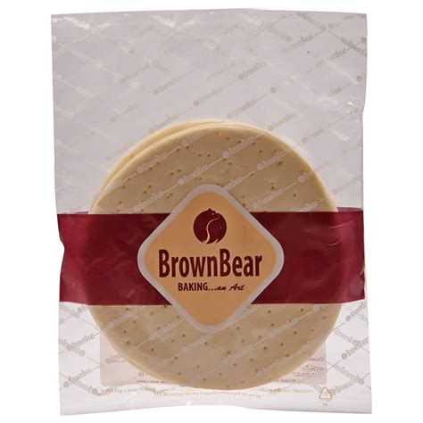 Brown Bear White Pizza Base, 200 g| 2 Pieces : Amazon.in: Grocery ...