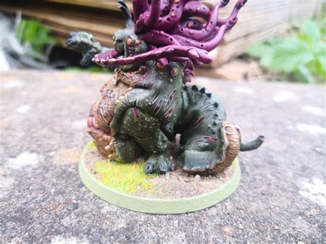 Made some finishing touches on my Beast of nurgle with the feedback i ...