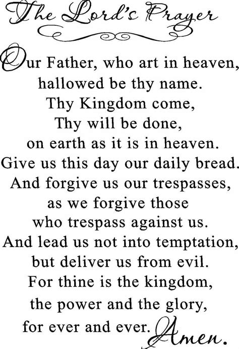 Pinterest | Our father prayer, Lord's prayer printable, The lords prayer