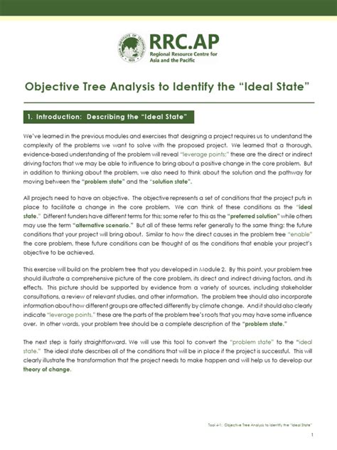 Image result for Objectives Tree Analysis