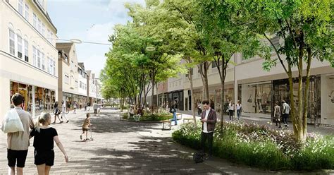 1. Preis : Umgestaltung der Fußgängerzone in Marl-Hüls - competitionline