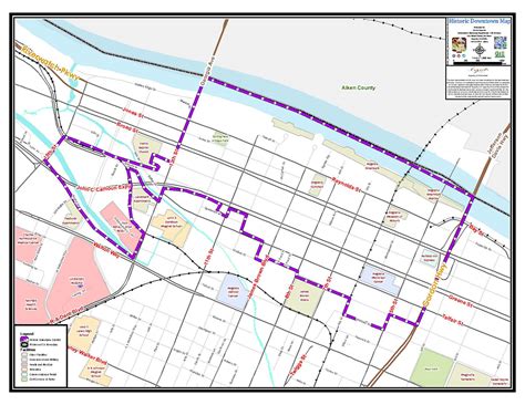 Map Of Augusta Ga | Color 2018