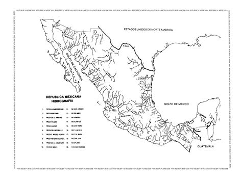 Mapa de las rutas Aereas de la República Mexicana - Republica Mexicana