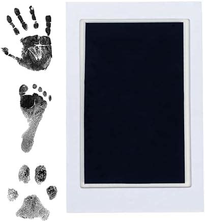 Pearhead Newborn Baby Handprint and Footprint Kit - No Mess Clean-Touch ...