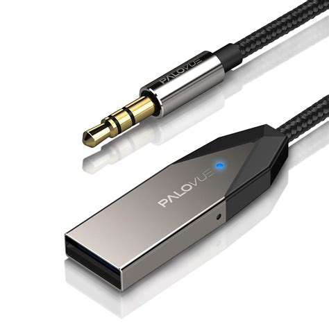 PALOVUE aptX Bluetooth 5.0 Receiver with Qualcomm CSR Wireless Car Kit ...
