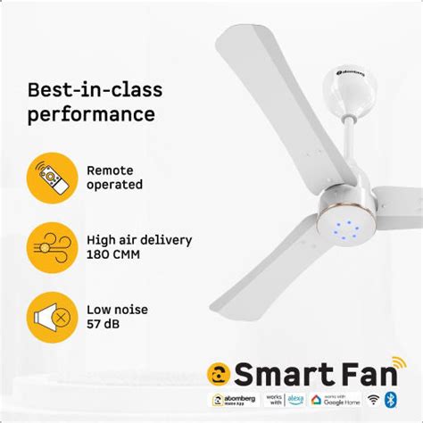 Atomberg Renesa Halo 900mm BLDC Ceiling Fan with Remote Control & LED ...