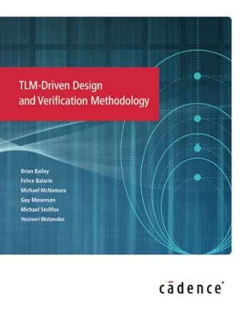 Buy TLM-Driven Design and Verification Methodology Book Online at Low ...