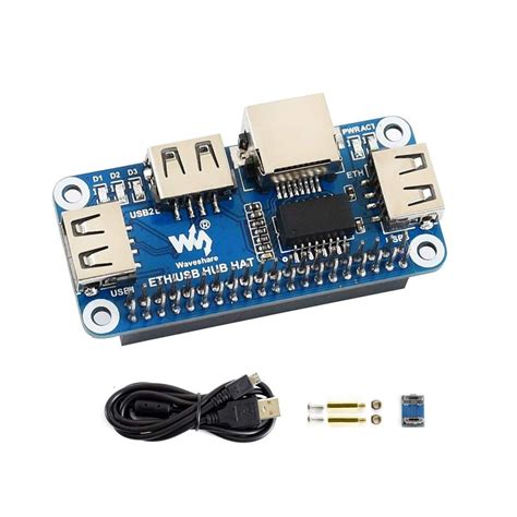 Waveshare Ethernet/USB HUB HAT Expansion Board – REES52